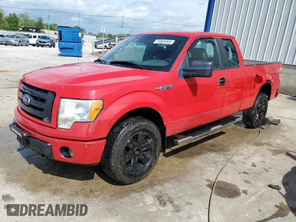 2010 Ford F-150 XL with VIN 1FTEX1EW9AFA16684, listed as a Copart auction lot 54856885 with 168,698 mi miles and Non repairable. Bid and sale history available at DreamBid. Image 1.