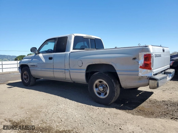 1999 Dodge Ram 1500 with VIN 3B7HC13Y5XM592780, listed as a Copart auction lot 47267885 with 165,550 mi miles and Salvage Title. Bid and sale history available at carsss.com. Image 2.