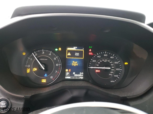 2020 Subaru Impreza Premium with VIN 4S3GTAV62L3712604, listed as a Copart auction lot 42326345 with 99,486 mi miles and Salvage Title. Bid and sale history available at carsss.com. Image 9.