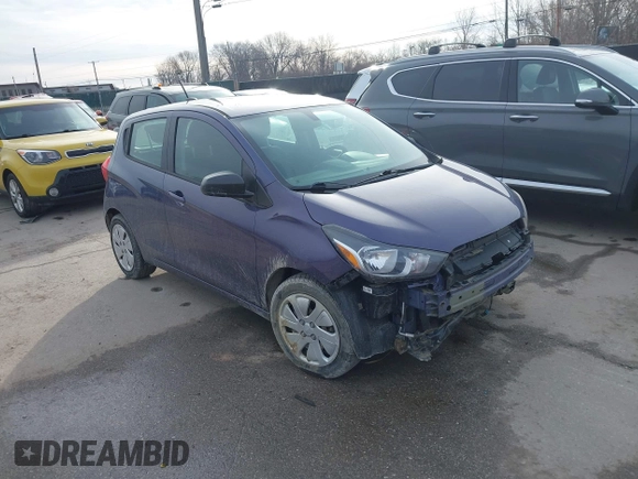 2016 Chevrolet Spark LS with VIN KL8CB6SA5GC568892, listed as a IAAI auction lot 41651774 with 112,902 mi miles. Bid and sale history available at carsss.com. Image 1.