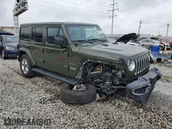 2021 Jeep Wrangler Unlimited Sahara High Altitude z VIN 1C4HJXEG3MW541397, wystawiony jako Copart lot #80727144 z przebiegiem 54 451 mil mil oraz Szkoda całkowita • Salvage title. Historia ofert i sprzedaży dostępna na DreamBid. Obrazek 4.