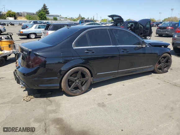 2013 Mercedes-Benz C-Class C 300 Sport with VIN WDDGF8AB1DR287870, listed as a Copart auction lot 50099205 with 158,054 mi miles and Salvage Title. Bid and sale history available at carsss.com. Image 3.