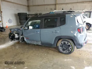 2016 Jeep Renegade Trailhawk with VIN ZACCJBCT6GPD51673, listed as a Copart auction lot 56514105 with 70,891 mi miles and Salvage title. Bid and sale history available at DreamBid. Image 2.