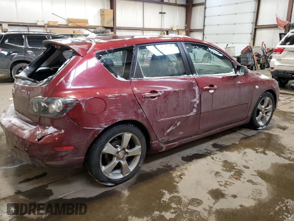2006 Mazda 3 s with VIN JM1BK143361471656, listed as a Copart auction lot 85600244 with 205,054 mi miles and Salvage Title. Bid and sale history available at carsss.com. Image 3.