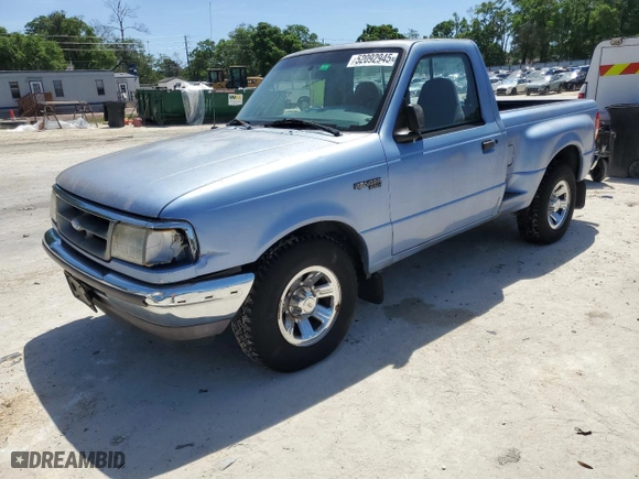 1997 Ford Ranger XLT with VIN 1FTCR10A3VPA04110, listed as a Copart auction lot 52092945 with 93,862 mi miles and Clean Title. Bid and sale history available at carsss.com. Image 1.