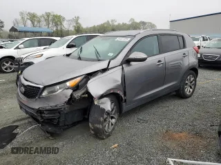 2014 Kia Sportage LX with VIN KNDPB3AC7E7658139, listed as a Copart auction lot 51531325 with 146,361 mi miles and Salvage Title. Bid and sale history available at carsss.com. Image 1.
