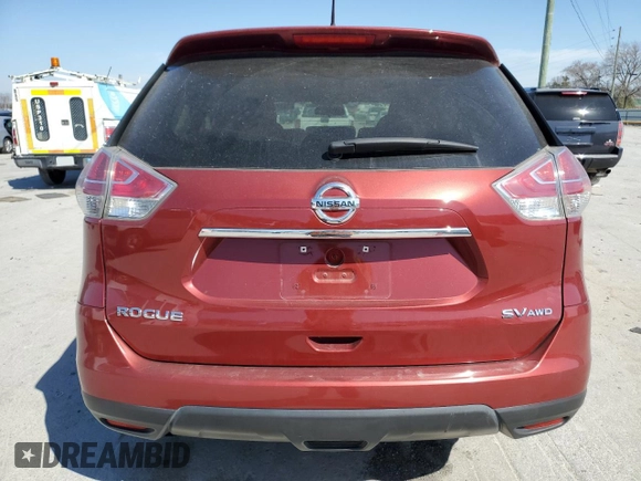 2014 Nissan Rogue SL with VIN 5N1AT2MV1EC818951, listed as a Copart auction lot 48773365 with 186,684 mi miles and Salvage Title. Bid and sale history available at carsss.com. Image 6.