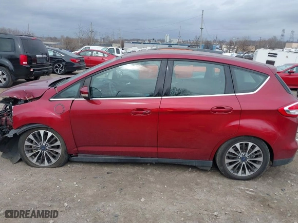 2017 Ford C-Max Energi Titanium with VIN 1FADP5FU5HL102253, listed as a IAAI auction lot 41726641 with 103,614 mi miles. Bid and sale history available at carsss.com. Image 14.