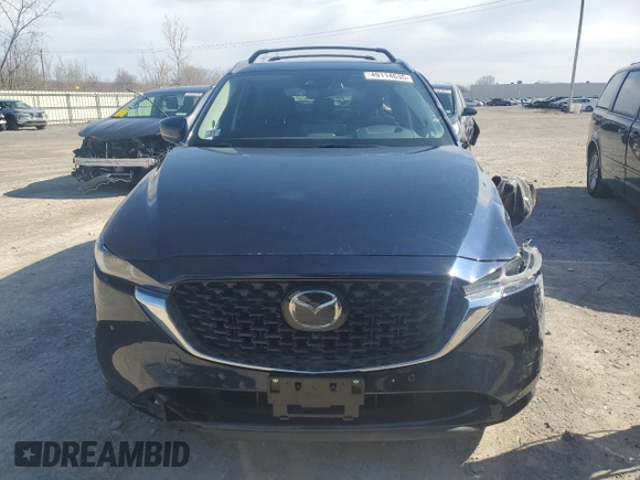 2025 Mazda CX-5 2.5 S Premium Plus Package with VIN JM3KFBEM9S0568966, listed as a Copart auction lot 49114635 with 7,235 mi miles and Salvage Title. Bid and sale history available at carsss.com. Image 5.