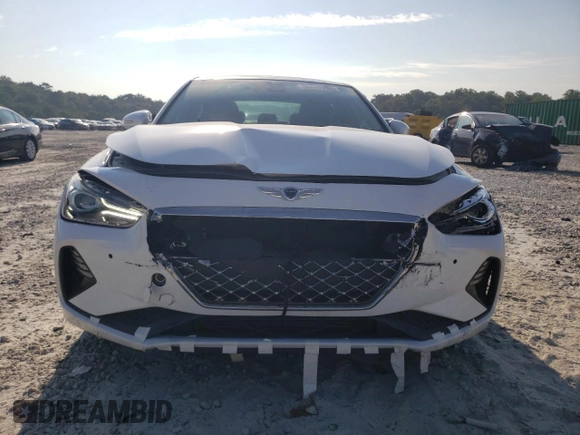 2019 Genesis G70 2.0T Advanced with VIN KMTG34LA0KU012485, listed as a Copart auction lot 66610994 with 73,941 mi miles and Salvage Title. Bid and sale history available at carsss.com. Image 5.