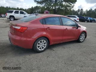 2016 Kia Rio EX with VIN KNADN4A35G6665273, listed as a Copart auction lot 50801545 with 0 mi miles and Salvage Title. Bid and sale history available at carsss.com. Image 3.