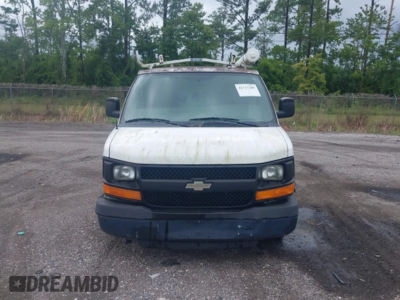 2014 Chevrolet Express Cargo with VIN 1GCSGAFX0E1110921, listed as a IAAI auction lot 42737205 with 177,631 mi miles and . Bid and sale history available at DreamBid. Image 12.