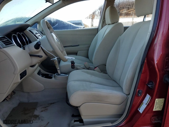 2007 Nissan Versa 1.8 S with VIN 3N1BC11E37L420609, listed as a Copart auction lot 85940874 with 112,342 mi miles and Salvage Title. Bid and sale history available at carsss.com. Image 7.
