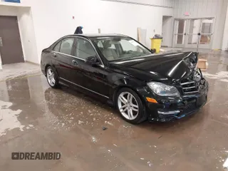 2014 Mercedes-Benz C-Class C 300 Sport with VIN WDDGF8AB0EA944836, listed as a IAAI auction lot 41096096 with 113,490 mi miles. Bid and sale history available at carsss.com. Image 1.