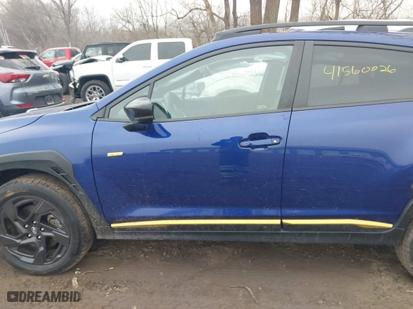 2024 Subaru Crosstrek Sport with VIN 4S4GUHF69R3842324, listed as a IAAI auction lot 41560026 with 3,923 mi miles. Bid and sale history available at carsss.com. Image 14.