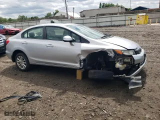 2012 Honda Civic Sdn EX-L with VIN 19XFB2F97CE013880, listed as a Copart auction lot 59819494 with 222,678 mi miles and Salvage Title. Bid and sale history available at carsss.com. Image 4.