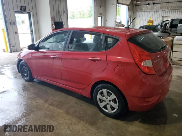 2015 Hyundai Accent GS with VIN KMHCT5AE8FU220916, listed as a Copart auction lot 55461005 with 197,811 mi miles and Salvage Title. Bid and sale history available at carsss.com. Image 2.