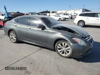 2013 Infiniti M37 with VIN JN1BY1AP0DM513091, listed as a Copart auction lot 76168224 with 140,523 mi miles and Salvage Title. Bid and sale history available at carsss.com. Image 4.