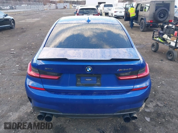 2020 BMW 3 Series M340i xDrive with VIN WBA5U9C00LFH03223, listed as a IAAI auction lot 41020498 with 58,775 mi miles and . Bid and sale history available at DreamBid. Image 16.