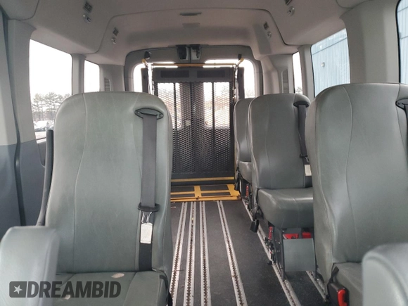 2017 Ford Transit Passenger XL with VIN 1FBZX2CM9HKA42393, listed as a Copart auction lot 85641834 with 116,120 mi miles and Salvage Title. Bid and sale history available at carsss.com. Image 10.