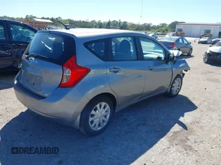 2015 Nissan Note S with VIN 3N1CE2CP3FL393221, listed as a IAAI auction lot 41743098 with 119,502 mi miles and . Bid and sale history available at DreamBid. Image 4.