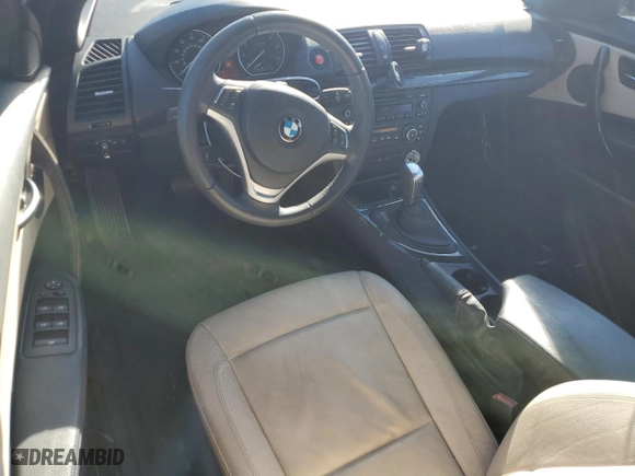 2013 BMW 1 Series 128i with VIN WBAUL7C53DVU09527, listed as a Copart auction lot 84721024 with 6,986 mi miles and Salvage Title. Bid and sale history available at carsss.com. Image 8.