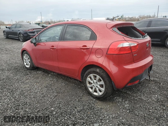 2015 Kia Rio LX with VIN KNADM5A34F6519485, listed as a Copart auction lot 79102184 with 109,982 mi miles and Clean Title. Bid and sale history available at carsss.com. Image 2.