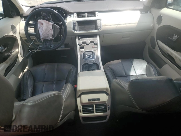 2015 Land Rover Range Rover Evoque Prestige with VIN SALVV2BGXFH076339, listed as a Copart auction lot 62727135 with Not provided miles and Salvage title. Bid and sale history available at DreamBid. Image 8.