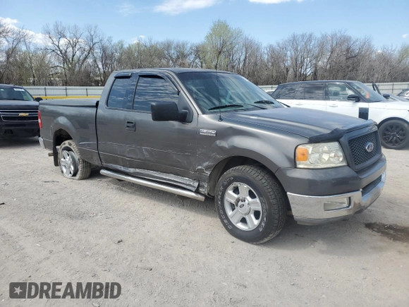 2004 Ford F-150 STX with VIN 1FTRX12WX4NB27521, listed as a Copart auction lot 50555205 with 90,609 mi miles and Salvage Title. Bid and sale history available at carsss.com. Image 4.