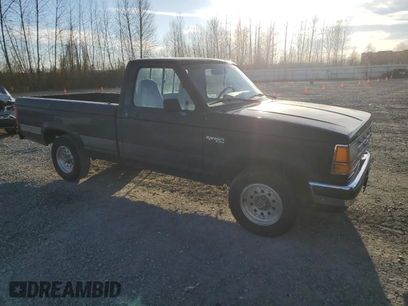 1991 Ford Ranger with VIN 1FTCR10U3MPA31445, listed as a Copart auction lot 47063325 with 275,657 mi miles and Salvage Title. Bid and sale history available at carsss.com. Image 4.
