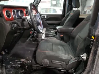 2021 Jeep Wrangler Rubicon with VIN 1C4HJXCG8MW663191, listed as a Copart auction lot 46419825 with 43,894 mi miles and Salvage title. Bid and sale history available at DreamBid. Image 7.