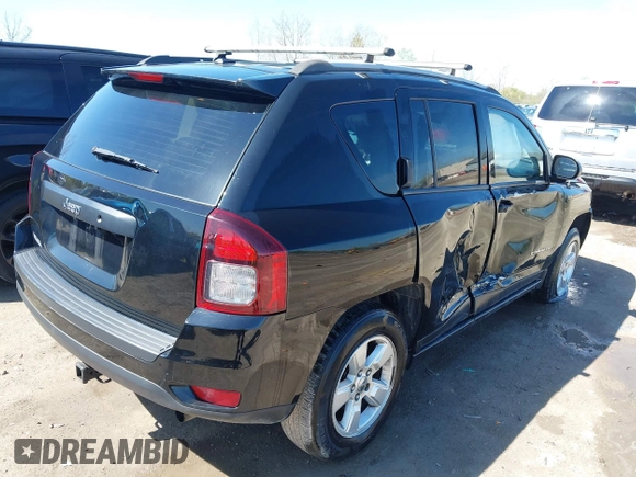 2017 Jeep Compass Sport with VIN 1C4NJCBB8HD134097, listed as a IAAI auction lot 42094456 with 110,967 mi miles and . Bid and sale history available at carsss.com. Image 4.