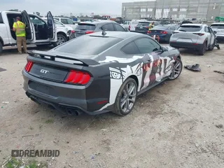 2022 Ford Mustang GT with VIN 1FA6P8CF5N5123247, listed as a IAAI auction lot 42401616 with 40,564 mi miles and . Bid and sale history available at DreamBid. Image 4.