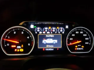 2021 Chevrolet Silverado 3500HD High Country with VIN 1GC4YVEY6MF130910, listed as a Copart auction lot 68679774 with 106,383 mi miles and Salvage Title. Bid and sale history available at carsss.com. Image 9.