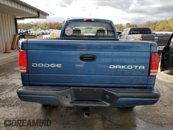 2004 Dodge Dakota Sport with VIN 1D7HG32N04S552610, listed as a Copart auction lot 75866434 with 157,090 mi miles and Salvage Title. Bid and sale history available at carsss.com. Image 6.