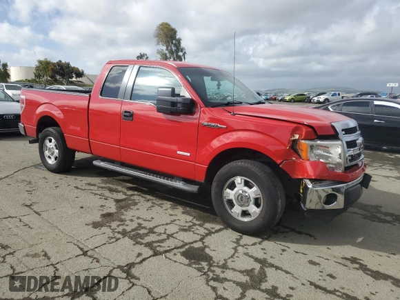 2014 Ford F-150 XL with VIN 1FTFX1CT2EKE45188, listed as a Copart auction lot 49287235 with 272,338 mi miles and Salvage Title. Bid and sale history available at carsss.com. Image 4.