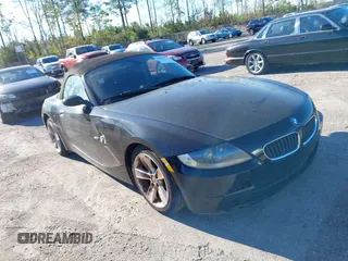 2006 BMW Z4 3.0i with VIN 4USBU33576LW58857, listed as a IAAI auction lot 41831914 with 208,610 mi miles and . Bid and sale history available at DreamBid. Image 1.