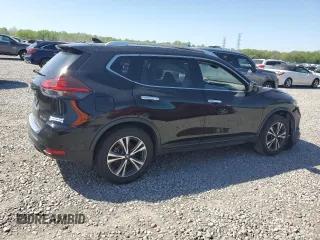2019 Nissan Rogue SV with VIN JN8AT2MV2KW384610, listed as a Copart auction lot 52043625 with 54,054 mi miles and Salvage Title. Bid and sale history available at carsss.com. Image 3.