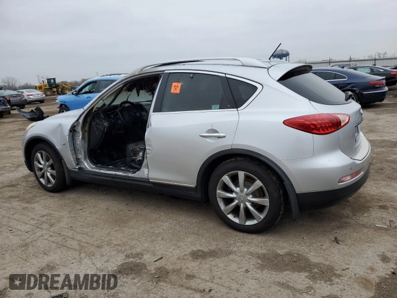 2014 Infiniti QX50 Journey with VIN JN1BJ0HR4EM191577, listed as a Copart auction lot 77344954 with 0 mi miles and Salvage Title. Bid and sale history available at carsss.com. Image 2.