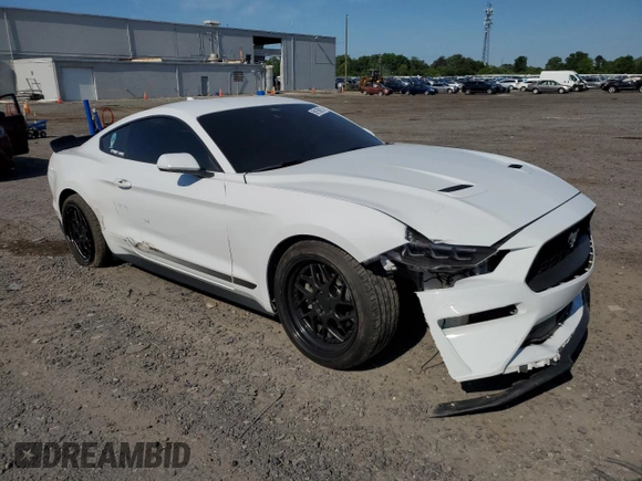 2022 Ford Mustang EcoBoost with VIN 1FA6P8TH1N5123408, listed as a Copart auction lot 57393675 with 31,259 mi miles and Salvage title. Bid and sale history available at DreamBid. Image 4.