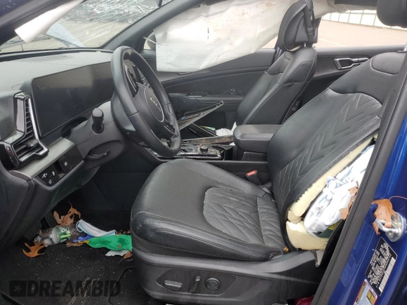 2023 Kia Sportage X-Line with VIN 5XYK6CAF4PG004732, listed as a Copart auction lot 47079635 with 31,841 mi miles and Salvage Title. Bid and sale history available at DreamBid. Image 7.
