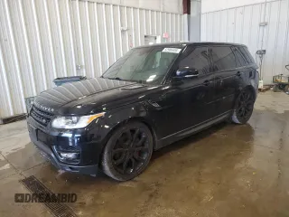 2014 Land Rover Range Rover Sport Supercharged with VIN SALWR2EF6EA317851, listed as a Copart auction lot 52986455 with 141,135 mi miles and Non Repairable. Bid and sale history available at carsss.com. Image 1.