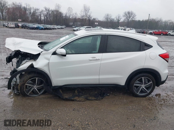 2021 Honda HR-V EX with VIN 3CZRU6H56MM724240, listed as a IAAI auction lot 41871785 with 1 mi miles. Bid and sale history available at carsss.com. Image 14.