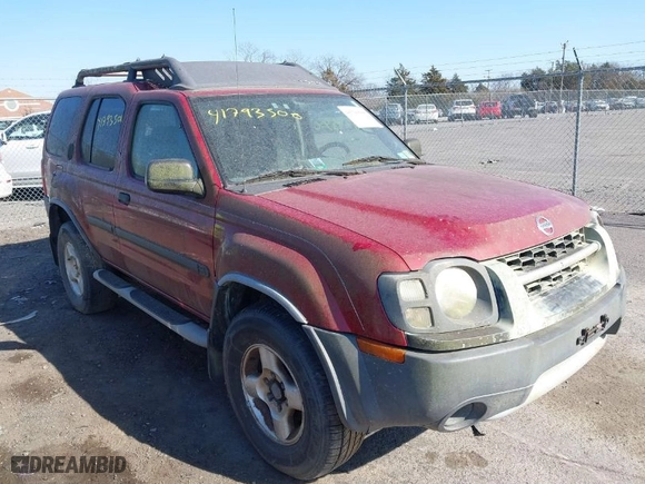 2003 Nissan Xterra XE with VIN 5N1ED28T63C692798, listed as a IAAI auction lot 41793500 with 216,542 mi miles. Bid and sale history available at carsss.com. Image 1.