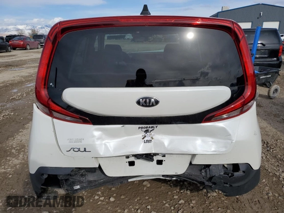 2021 Kia Soul S with VIN KNDJ23AU9M7125478, listed as a Copart auction lot 49598575 with 138,386 mi miles and Salvage Title. Bid and sale history available at DreamBid. Image 6.