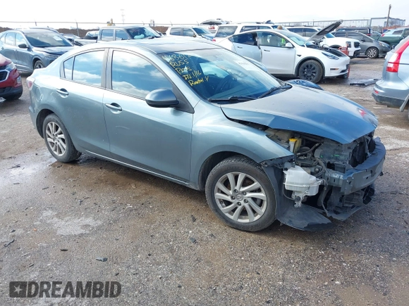 2012 Mazda 3 i Touring with VIN JM1BL1V78C1640306, listed as a IAAI auction lot 41440907 with 134,428 mi miles and . Bid and sale history available at DreamBid. Image 1.