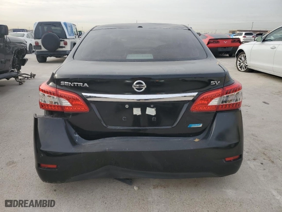 2013 Nissan Sentra SR with VIN 3N1AB7AP8DL609383, listed as a Copart auction lot 47865835 with 0 mi miles and Clean Title. Bid and sale history available at carsss.com. Image 6.