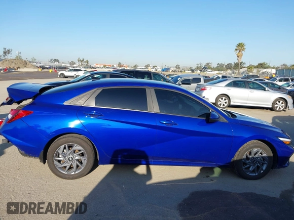 2024 Hyundai Elantra SEL with VIN KMHLM4DGXRU708435, listed as a IAAI auction lot 41966818 with 10,246 mi miles and . Bid and sale history available at DreamBid. Image 14.