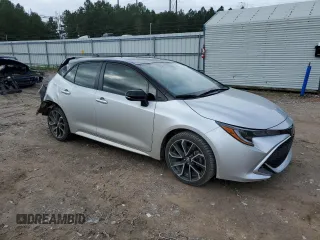 2022 Toyota Corolla Hatchback XSE with VIN JTNA4MBE4N3189794, listed as a Copart auction lot 74060184 with 55,628 mi miles and Salvage Title. Bid and sale history available at carsss.com. Image 4.