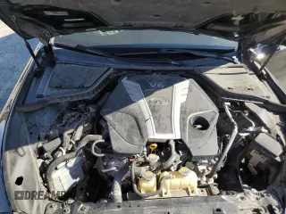 2019 Infiniti Q50 Luxe with VIN JN1EV7APXKM510124, listed as a Copart auction lot 59026325 with 43,228 mi miles and Salvage title. Bid and sale history available at DreamBid. Image 11.
